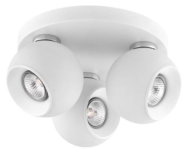 Nova Luce Bodové svítidlo TORE matný bílá hliník GU10 3x10W