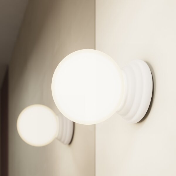 Sollux SL.1903 - Koupelnové nástěnné svítidlo ZORI 1xG9/8W/230V IP44 bílá