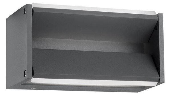 Nova Luce Venkovní nástěnné svítidlo TWIN, LED 2x5W 3000K rotační 0-90st. IP54