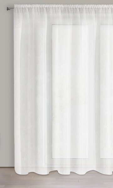 ZÁCLONA NA PÁSCE REBECCA 350X250 CM KRÉMOVÁ