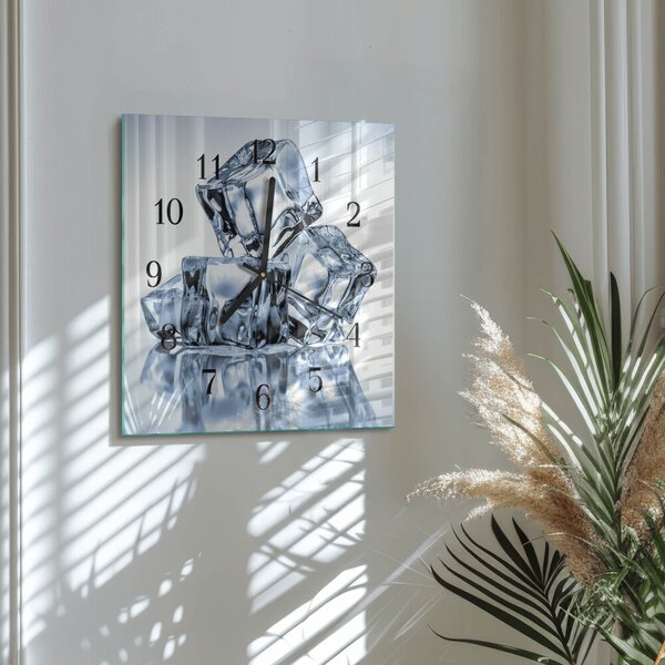 Skleněné hodiny na stěnu Led zskc-30x30-00180284
