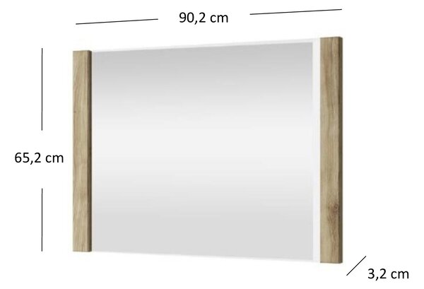 Zrcadlo Deloris 90 (dub navarra). Akce -21%