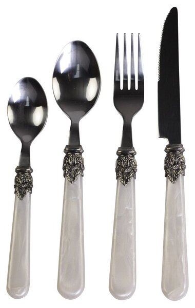 Sada příborů Silver Deco Antique Pearl - 16 ks