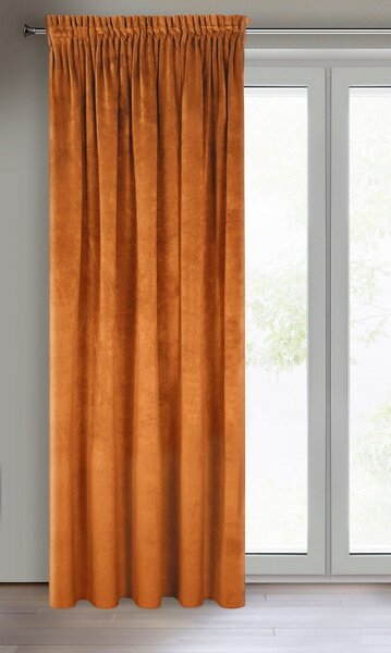 ZATEMŇOVACÍ ZÁVĚS NA PÁSCE VILLA 140X270 CM ORANŽOVÁ