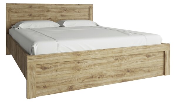 Manželská postel 120 cm Deloris (dub navarra) (bez roštu a matrace). 1052886