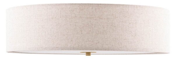 Stropní Lampa Globen Lighting, Béžová, Obývací pokoj, Tkanina / Textil