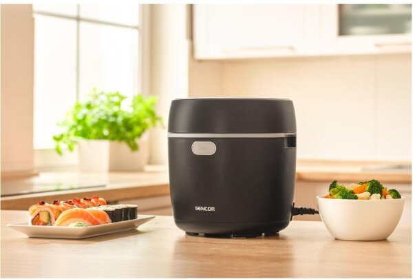 Sencor - Rýžovar 350W/230V 0,6 l černá