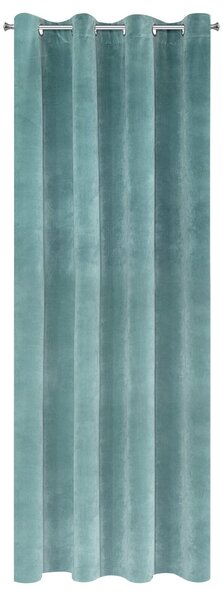 ZATEMŇOVACÍ ZÁVĚS NA KROUŽCÍCH RIA 140X250 CM MENTOLOVÁ