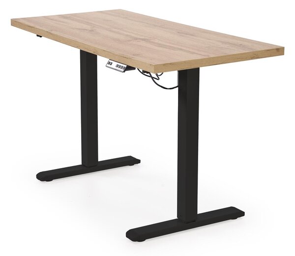 HALMAR Výškově nastavitelný stůl B54 120 cm dub artisan/černý