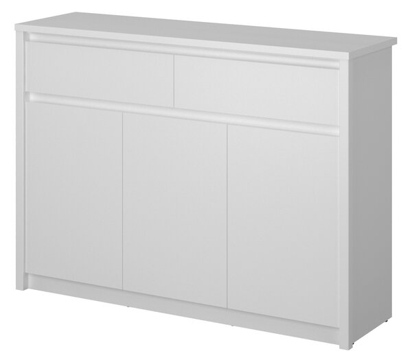 Komoda Ethan 3D2S (bílá). Akce -23%