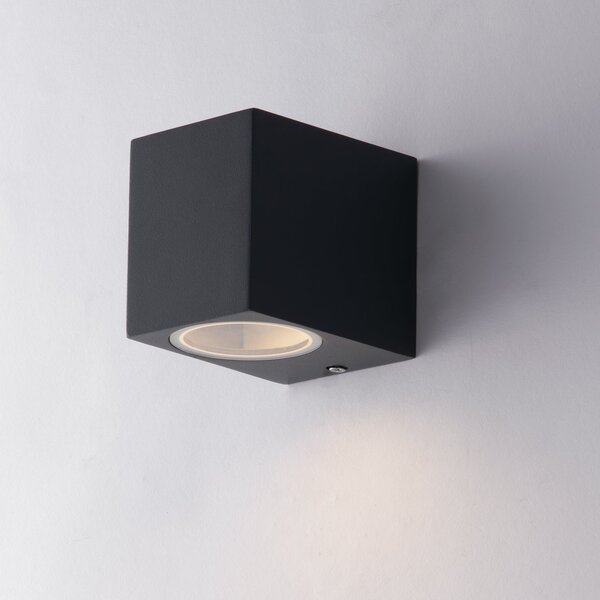 FAN I-QUBO-AP1 ANT Venkovní nástěnné svítidlo Qubo antracitové, 1xGU10, IP54, 9,3 x 8 x 6,7 cm - FANEUROPE