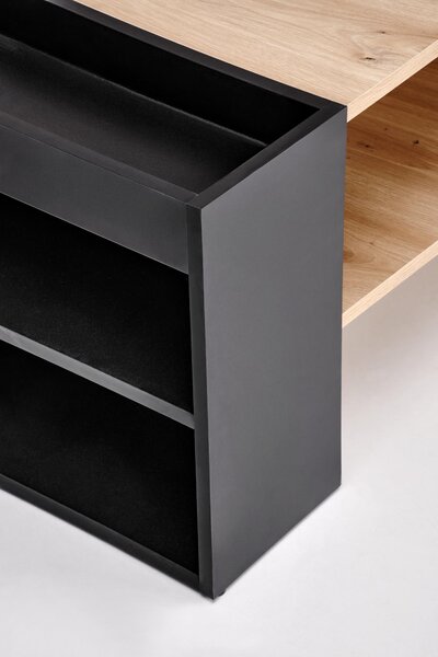 HALMAR Konferenční stolek MURCIA 100 cm dub artisan/černý