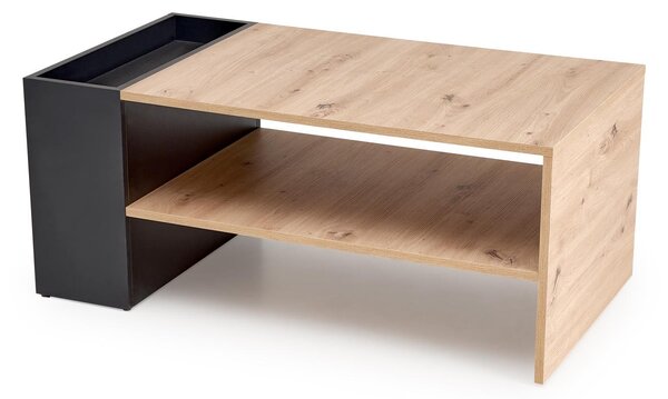 HALMAR Konferenční stolek MURCIA 100 cm dub artisan/černý