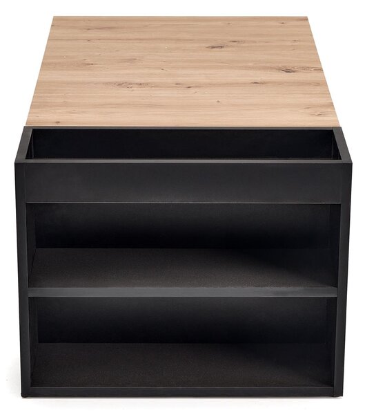 HALMAR Konferenční stolek MURCIA 100 cm dub artisan/černý