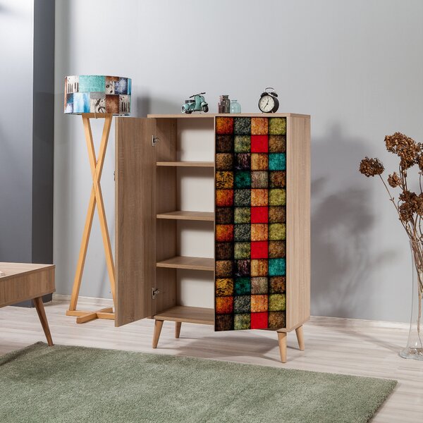 Skříňka Multibox (Dub sonoma). Akce -23%