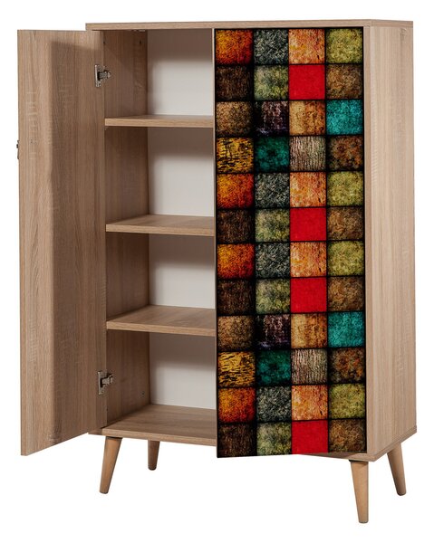Skříňka Multibox (Dub sonoma). Akce -23%