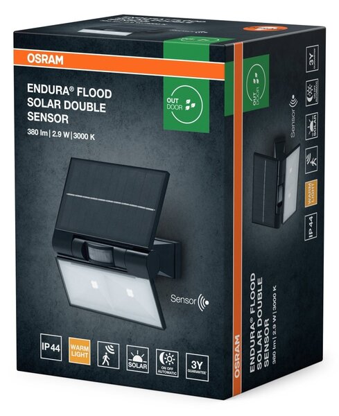Solární Svítidlo ENDURA STYLE SOLAR DOUBLE 2,9W, Teplá Bílá