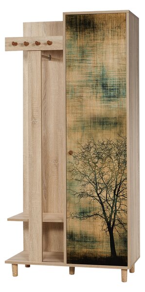Předsíňová sestava Gardin (Dub sonoma). Akce -24%