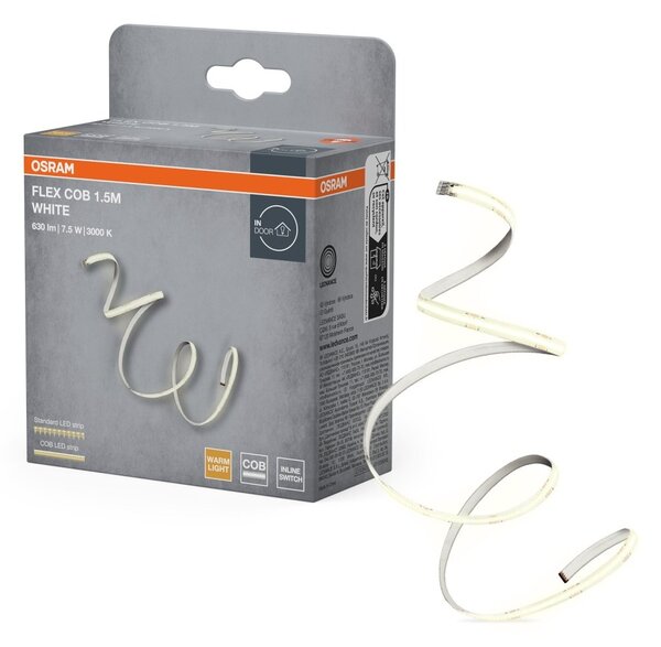 LED pásek flexibilní COB 1.5M, Teplá Bílá