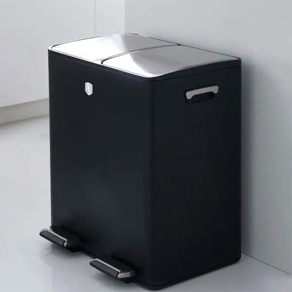 Koš odpadkový 2x30 litrů Black Rose Collection
