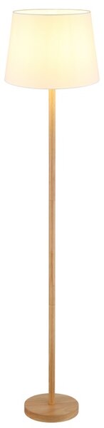 GLOBO 40100146 JORIS stojací lampa V1510mm 1xE27 imitace dřeva, bílá