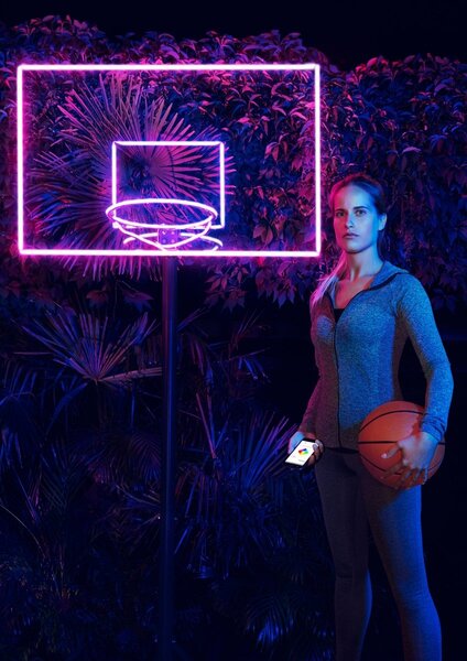 LED pásek Venkovní Neon Digital Flex 3m RGB IP44 s dálkovým ovládáním