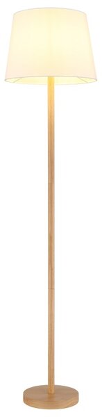 GLOBO 40100146 JORIS stojací lampa V1510mm 1xE27 imitace dřeva, bílá