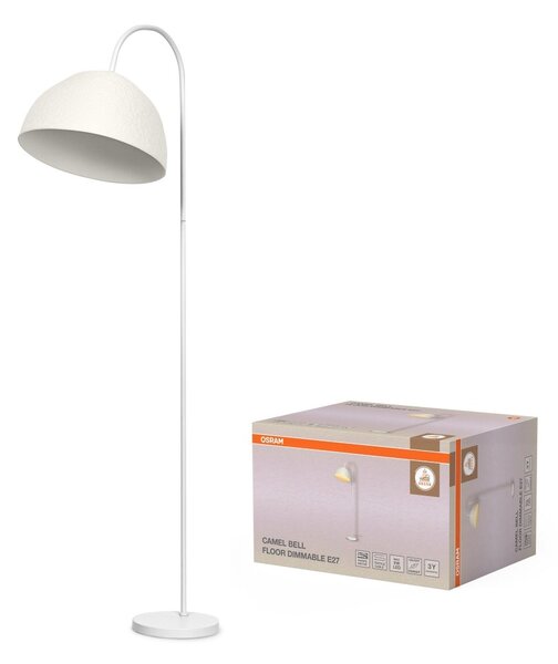 Stojací lampa Decor Camel Bell E27 stmívatelná, Bílá