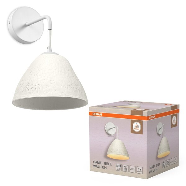 Dekorativní nástěnné svítidlo Camel Bell E14, Bílé