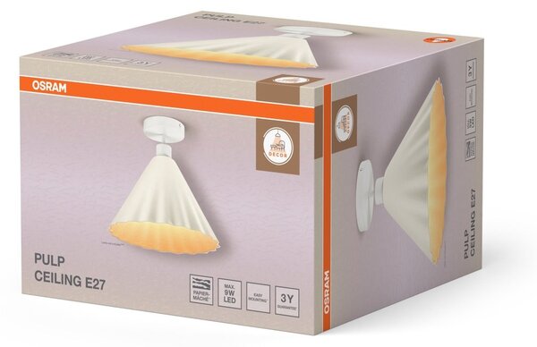 Stropní svítidlo Decor Pulp E27, Bílé