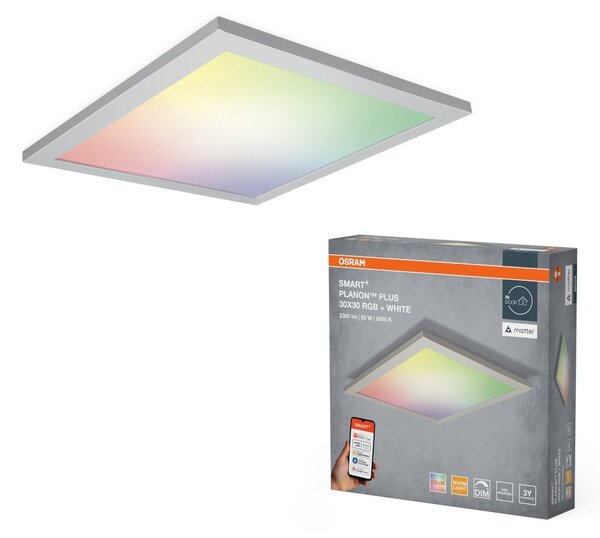 Chytrý LED panel MATTER Planon Plus 300x300mm Vícebarevný RGB + Bílá