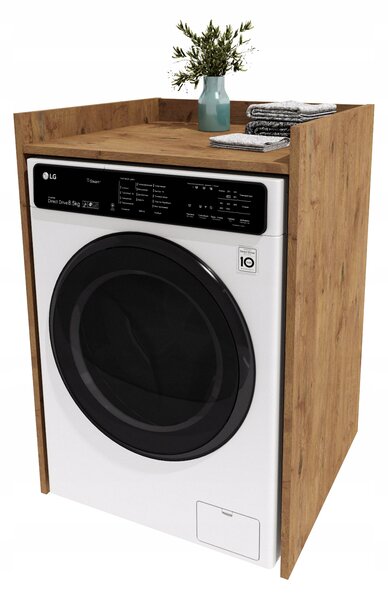 Skříňka nad pračku do koupelny regál pračka sloupek Lancelot retro 62 cm