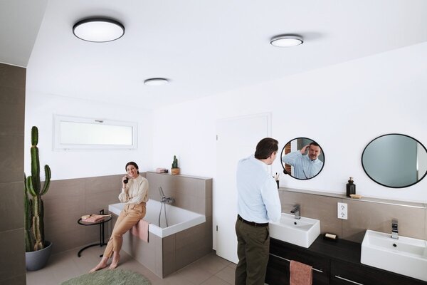 Chytré Stropní svítidlo Orbis Disc IP44 300mm Laditelná Bílá