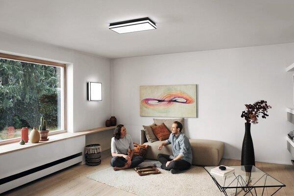 Chytré Stropní svítidlo s magnetickým závěrem 450x450mm Laditelná Bílá