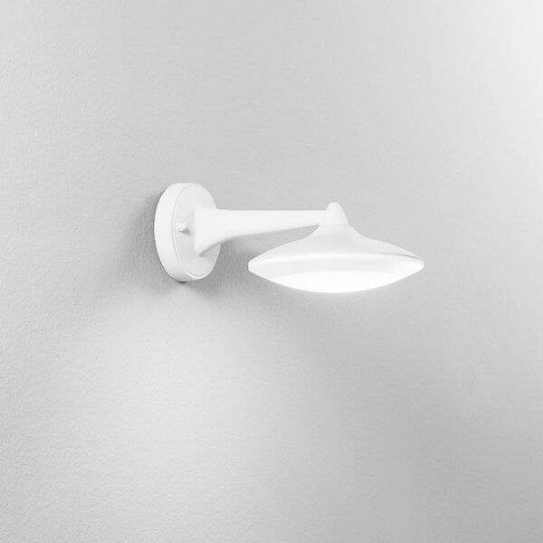 FAN LANT-ALYSON/AP BCO Venkovní nástěnné svítidlo LED ALYSON bílá, hlinik, 12 W, 1300 lm, 4000 K, IP44, 10 x 24 cm - FANEUROPE
