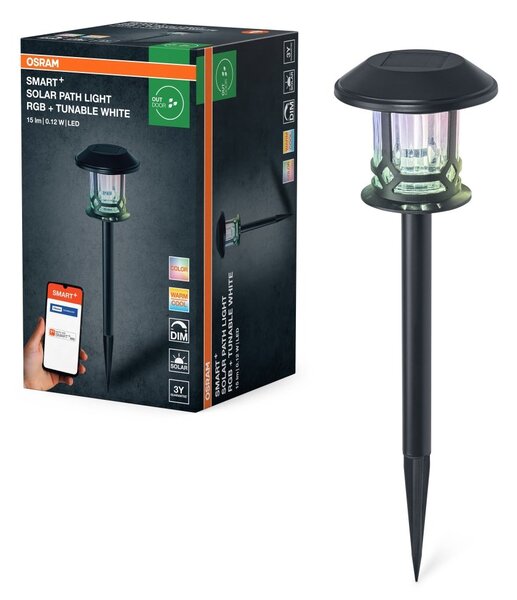 Chytré solární svítidlo pro vyznačení cest Path Light RGB+Laditelná Bílá