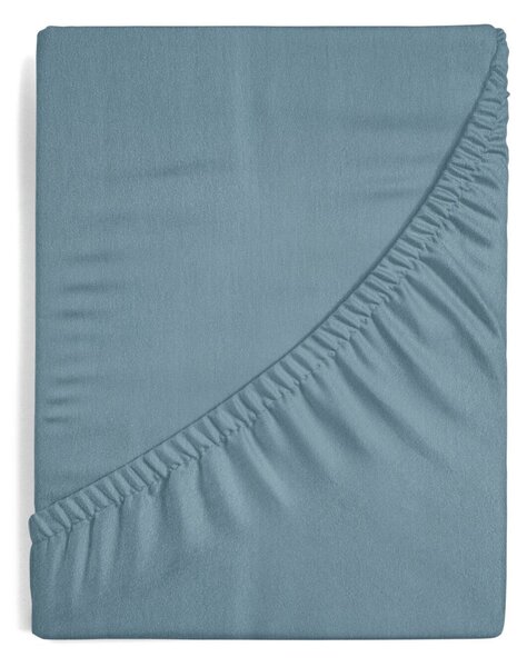 JERSEY PROSTĚRADLO 90X200 CM, VÝŠKA 25 CM SVĚTLEMODRÉ