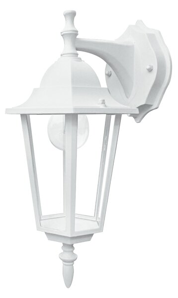 FAN LANT-MILANO/AP1B BCO Venkovní nástěnné svítidlo DOWN MILANO bílá, 1xE27, IP44, 21 x 36 cm - FANEUROPE