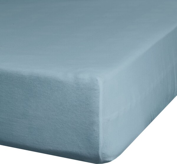 JERSEY PROSTĚRADLO 90X200 CM, VÝŠKA 25 CM SVĚTLEMODRÉ