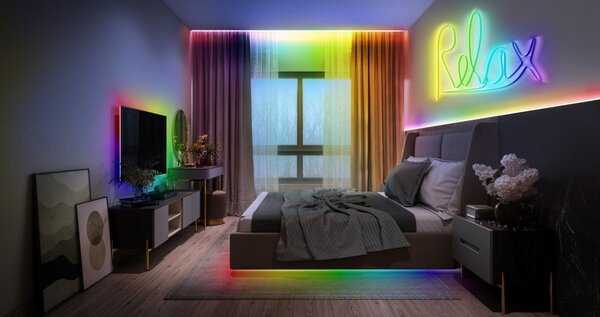 Chytrý Wifi COB 5m Magic RGB na dálkové ovládání