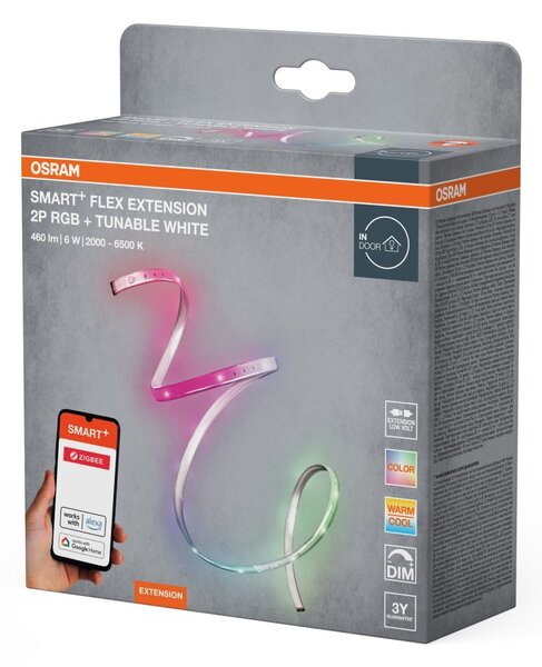 Chytrý Zigbee flexibilní RGBW 1,2m rozšíření