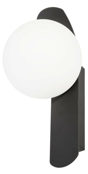 BIG WHITE SLV SUN nástěnné svítidlo, kulaté, 1x max. 40W, LED žárovka, G9, PHASE, černé 1008124