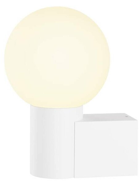 BIG WHITE SLV VARYT nástěnné světlo pro povrchovou montáž, kulaté, 1x max. 6W, E14, bílé 1008105