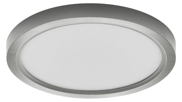 Stříbrný LED Panel ORBIS 195mm 16W Click Stmívatelný, Teplá Bílá