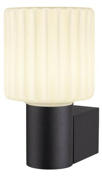 BIG WHITE SLV VARYT nástěnné světlo pro povrchovou montáž, kulaté, 1x max. 6W, E14, černé 1008104