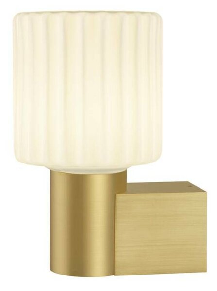 BIG WHITE SLV VARYT nástěnné světlo pro povrchovou montáž, kulaté, 1x max. 6W, E14, mosazné provedení 1008107