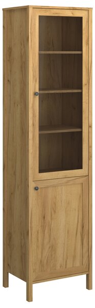 Vitrína Keira 1D1W (dub craft zlatý). Akce -23%