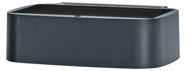Solární nástěnné svítidlo ENDURA Style Solar Daylight Updown, IP65, Tmavě šedé