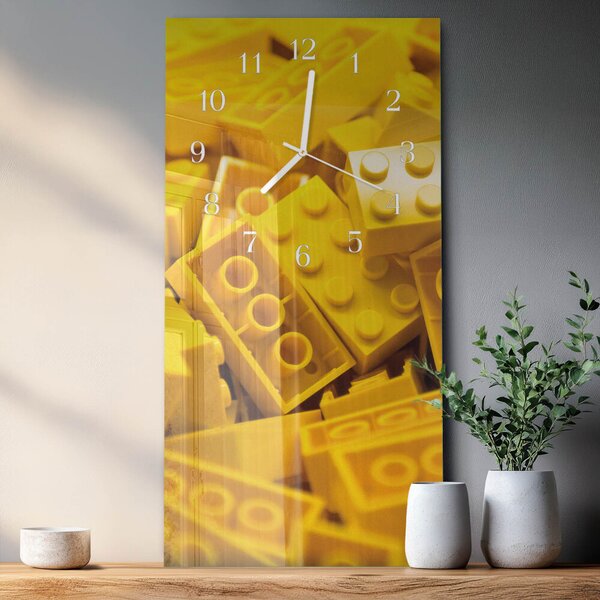 Skleněné hodiny vertikální Stavebnice zsppb-30x60-00081394