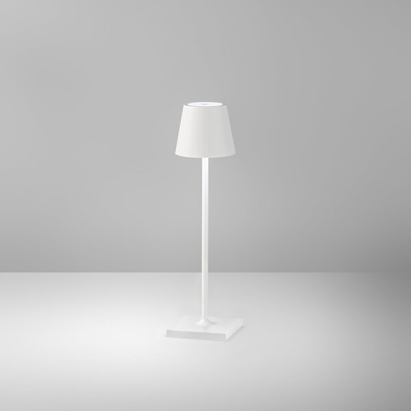 FAN LED-DRINK-S-BCO Nabíjecí venkovní svítidlo DRINK‑S bílá, LED 1,5 W, 165 lm, integrovaná baterie 1900 mAh - FANEUROPE